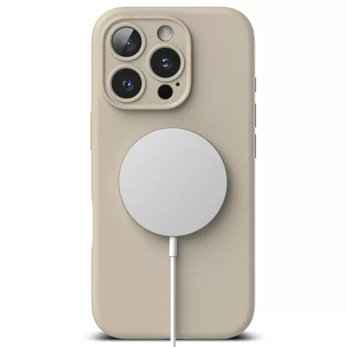 Ringke - Szilikon MagSafe tok iPhone 16 - Barna