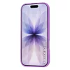 iPhone 17, Puha tapintású MagSafe szilikon tok, mikroszálas béléssel, Techsuit - SoftFlex - Lila
