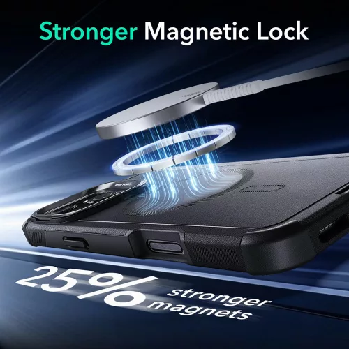 ESR Cyber Armor Kickstand tok iPhone 16 - Zöld