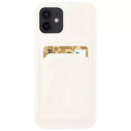 Szilikon kártyatartós fehér tok (Samsung A32 5G)