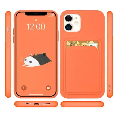 Szilikon kártyatartós fehér tok (Samsung A32 5G)