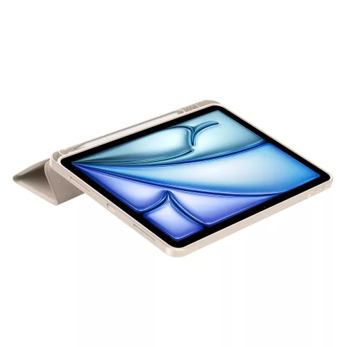 Tech-Protect iPad tok Pencil tartóval - Bézs - iPad 10.9" 2022