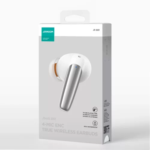 Joyroom Jbuds JR-BB1 TWS Vezeték nélküli bluetooth Fülhallgató - Fehér