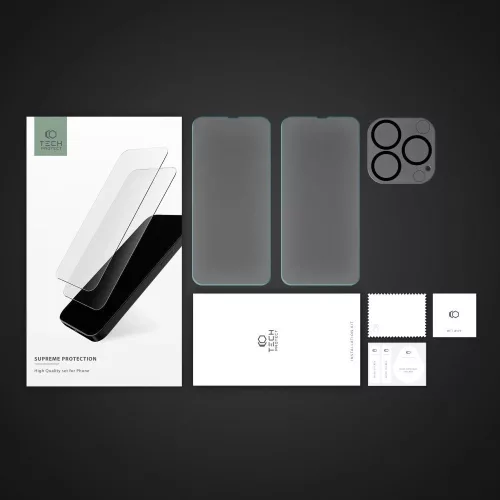 Tech-Protect Supreme Készlet Samsung Galaxy A16 4G / 5G - 2x edzett üveg kijelzőre / kamerára