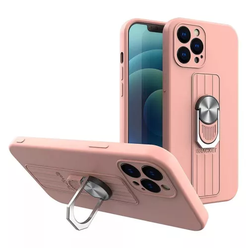 Szilikon rózsaszín gyűrűs tok (Samsung A32 5G)