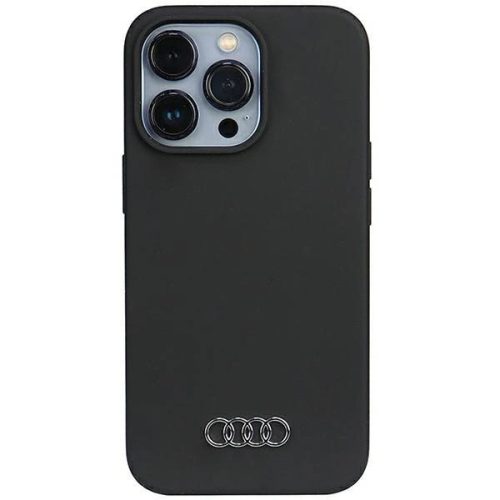 Audi fekete szilikon tok (iPhone 13 Pro)