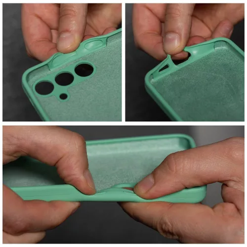 SILICONE 2mm vastag tok SAMSUNG S25 Ultra - Mentazöld