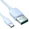 Joyroom Multi-Color A14 USB-A / USB-C 3A Kábel 1.2 m - Kék