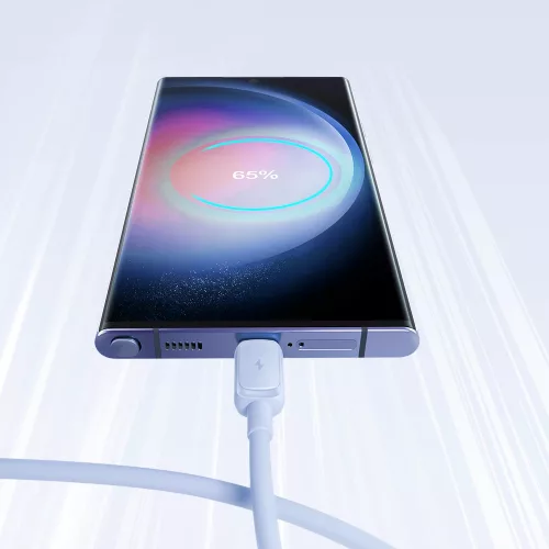 Joyroom Multi-Color A14 USB-A / USB-C 3A Kábel 1.2 m - Kék