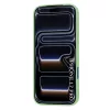 iPhone 17 Pro, Puha tapintású MagSafe szilikon tok, mikroszálas béléssel, Techsuit - SoftFlex - Menta zöld