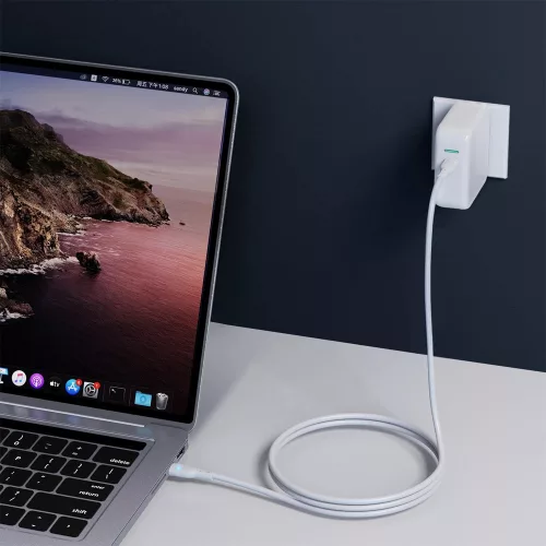 Joyroom A13 USB-C / USB-C kábel 100W, 2 m - Fehér