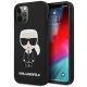 Karl Lagerfeld szilikon fekete tok (iPhone 12 Pro Max)