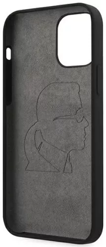 Karl Lagerfeld szilikon fekete tok (iPhone 12 Pro Max)
