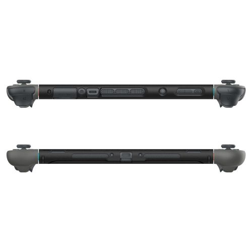 Védőtok Nintendo Switch 2 konzolhoz - Vékony, Slim tok, kitámasztóval - Fekete - Spigen Nano Pop