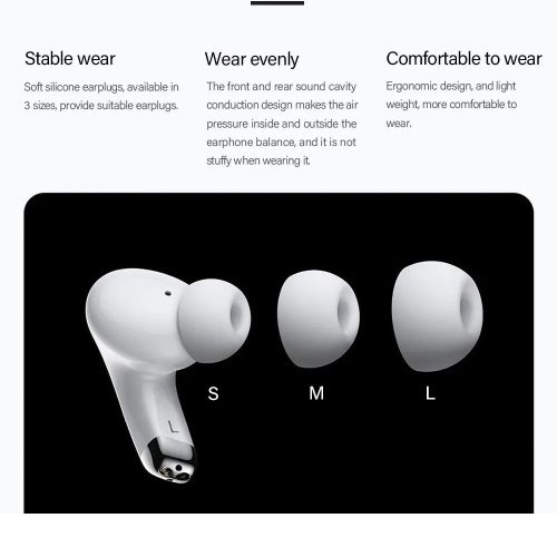 Lenovo ThinkPlus LP5 vezeték nélküli Bluetooth fülhallgató - Szürke