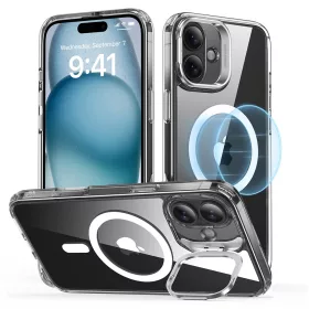   ESR - Classic Hybrid HaloLock Kickstand - iPhone 16 - Átlátszó