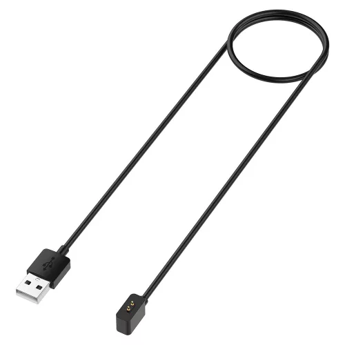 Techsuit - Okosóra Töltő (TXC3) - Xiaomi Watch-hoz, Mi Band 8-hoz, USB, 3.5W, 1m - Fekete