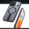 Hybrid Armor X tok iPhone 17 Pro-hoz MagSafe-kompatibilis kitámasztóval - Fekete