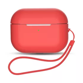 Szilikon Csuklópántos Piros Airpods Pro 1/2 Tok