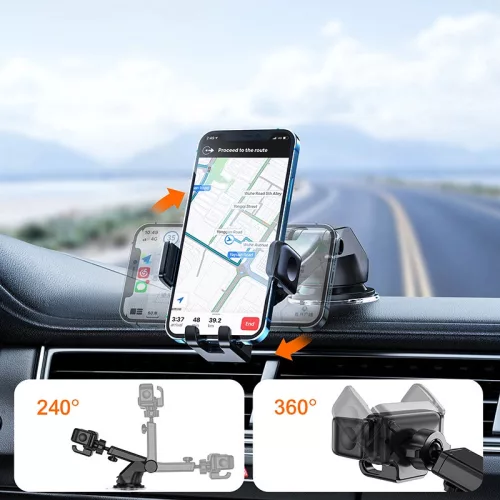 Joyroom JR-ZS283 Autós Telefon tartó műszerfalra - Fekete