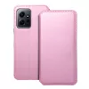 Xiaomi Redmi Note 12 5G, Kinyitható kártyatartós műbőr tok - rózsaszín - DUAL POCKET