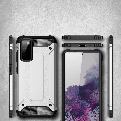 Ütésálló Armor tok Samsung Galaxy S20 Fe - Fekete