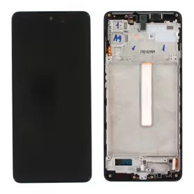   Gyári OEM LCD kijelző - Fekete - Samsung Galaxy M52s 5G 2021 - SM-M526