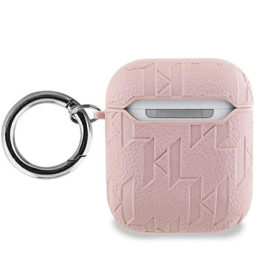 Karl Lagerfeld fekete monogramos Choupette fejes tok (Airpods 1/2)