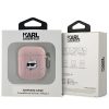 Karl Lagerfeld fekete monogramos Choupette fejes tok (Airpods 1/2)