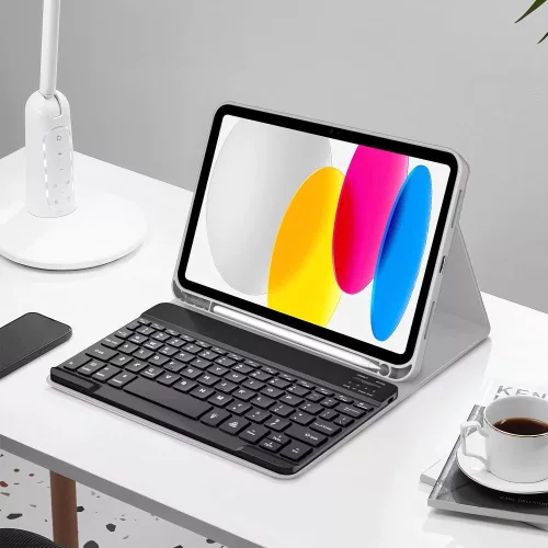 Tech-Protect SC Pen + Billentyűzet tok iPad 10.9" 2022 (10. generáció) / 11" 2025 (11. generáció) - Szürke