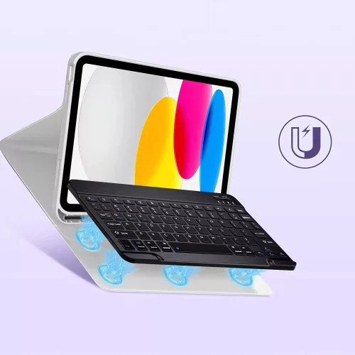 Tech-Protect SC Pen + Billentyűzet tok iPad 10.9" 2022 (10. generáció) / 11" 2025 (11. generáció) - Szürke