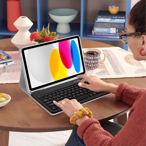 Tech-Protect SC Pen + Billentyűzet tok iPad 10.9" 2022 (10. generáció) / 11" 2025 (11. generáció) - Szürke
