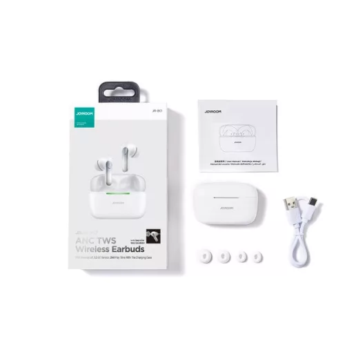 Joyroom Jbuds (JR-BC1) ANC Vezeték nélküli bluetooth Fülhallgató - Fehér