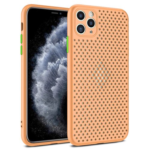 Lyukacsos szilikon tok barck színű - iPhone 11
