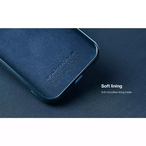 Nillkin Aoge Bőr Tok iPhone 12/12 Pro - Fekete