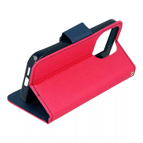 Fancy Case Kinyitható Rózsaszín/Sötétkék tok (Samsung A14)