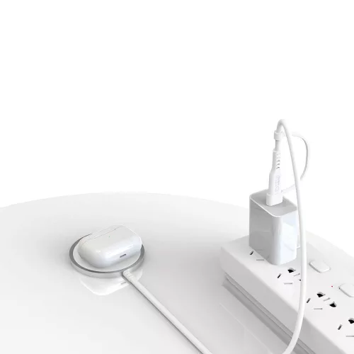 Tech-Protect QI15W-A25 MagSafe mágneses vezeték nélküli töltő - Fehér