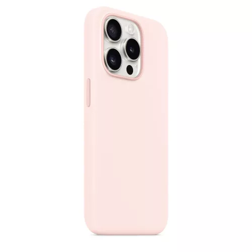 MagSafe Szilikon tok iPhone 15 Pro Max - Light Pink (Rózsaszín)