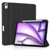 Techsuit – Flex Trifold iPad tok (tolltartóval) – iPad Air 11 (2024) / Air 11 (2025) – Fekete