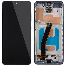   Gyári OEM LCD kijelző - Keret nélkül - Samsung Galaxy S20 4G/5G 2020 - SM-G980/G981