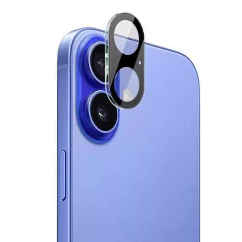 Techsuit - Full Camera Glass Kameravédő fólia - iPhone 17 - Fekete