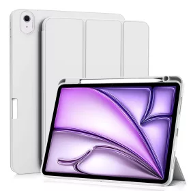   Techsuit – Flex Trifold iPad tok (tolltartóval) – iPad 10 (2022) 10.9 / 11 (2025) – Világos Szürke