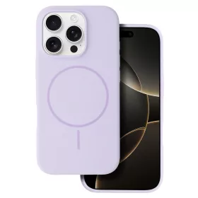Magsafe Slim Szilikon tok iPhone 14 Pro - Lila