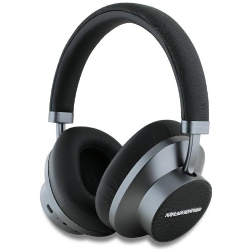 Karl Lagerfeld - Vezeték nélküli fejhallgató Saffiano Elongated - Over-Ear, ANC, Bluetooth, Type-C – Fekete