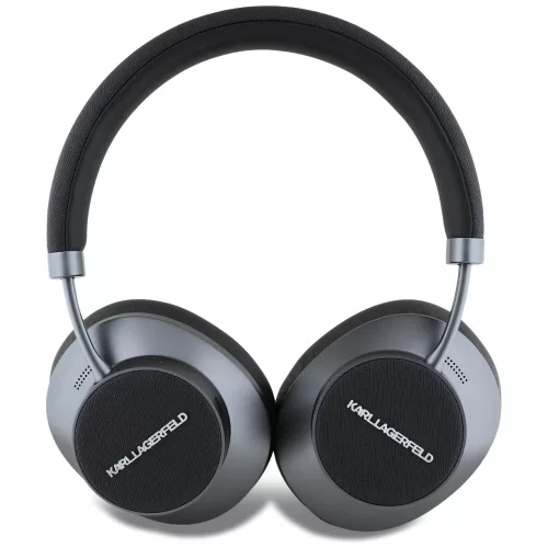 Karl Lagerfeld - Vezeték nélküli fejhallgató Saffiano Elongated - Over-Ear, ANC, Bluetooth, Type-C – Fekete