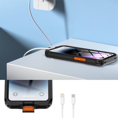 ShellBox – AirBox vízálló tok IP68 (max. 6,9") – Univerzális telefonmodell (max. 15 mm vastagság) – Kék