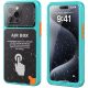 ShellBox – AirBox Vízálló IP68 tok (6.1 hüvelyk) – iPhone 12 / 12 Pro / 13 / 13 Pro / 14 / 14 Pro / 15 / 15 Pro / 16 – Kék