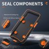 ShellBox – AirBox Vízálló IP68 tok (6.1 hüvelyk) – iPhone 12 / 12 Pro / 13 / 13 Pro / 14 / 14 Pro / 15 / 15 Pro / 16 – Kék