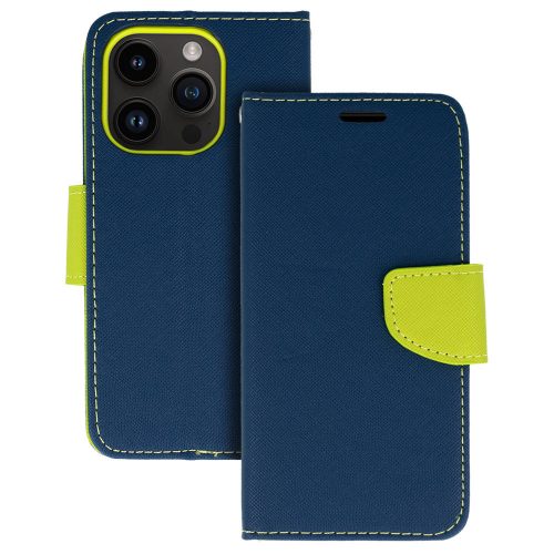 Fancy Case Kinyitható kék/zöld tok (Samsung A22 4G)