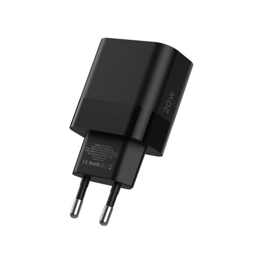 Tech-Protect C20W Töltő adapter 2x USB-C PD 20W - fekete